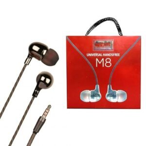 KDM M8 Original Wired Earphone with Mic, Noise Isolating with Bass Boost